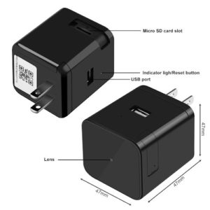 Small AC adapter camera